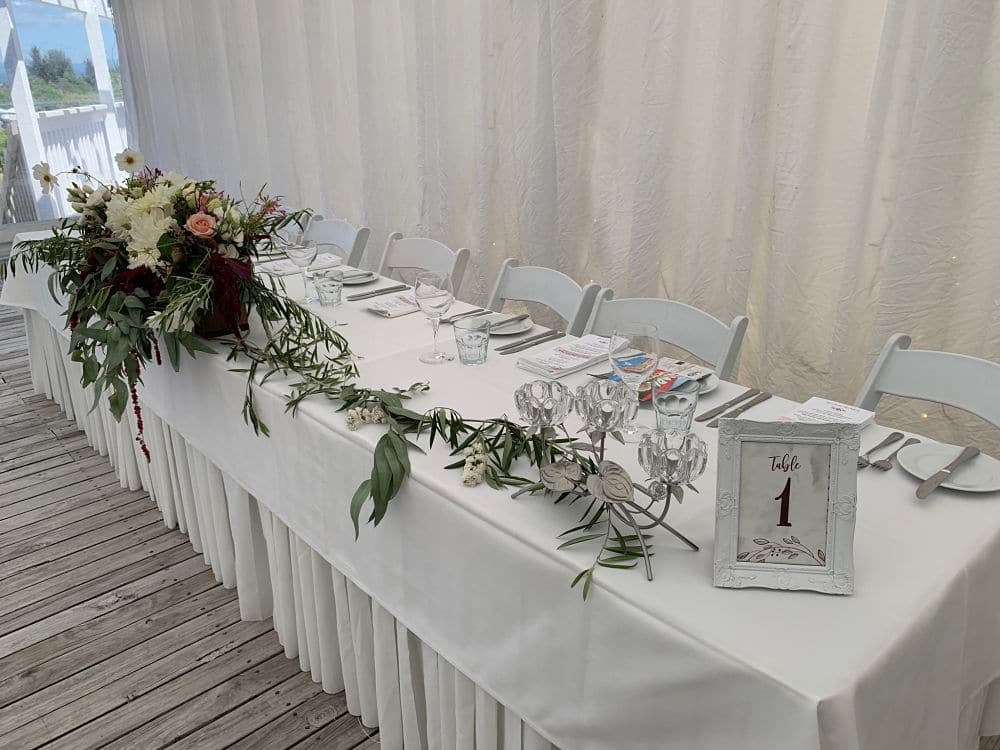 Huka Falls Resort - Bridal Table