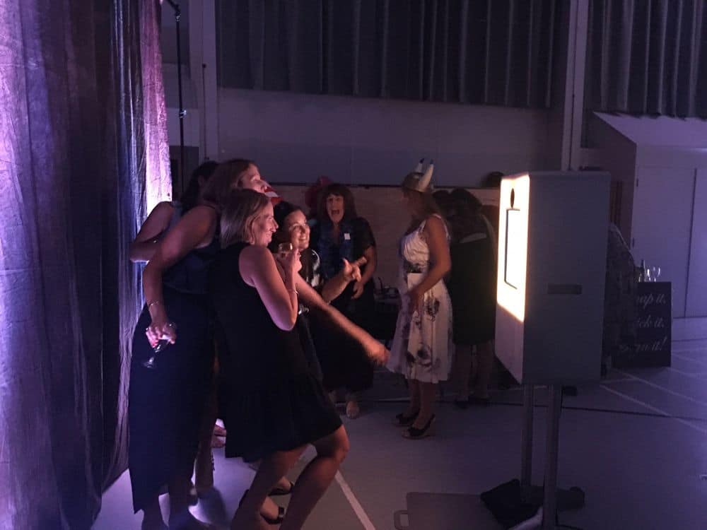 Waihi Beach Community Centre - Wedding Guests Using Photo Booth