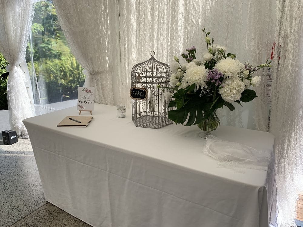 Fountain Gardens - Wedding Gift Table in Reception