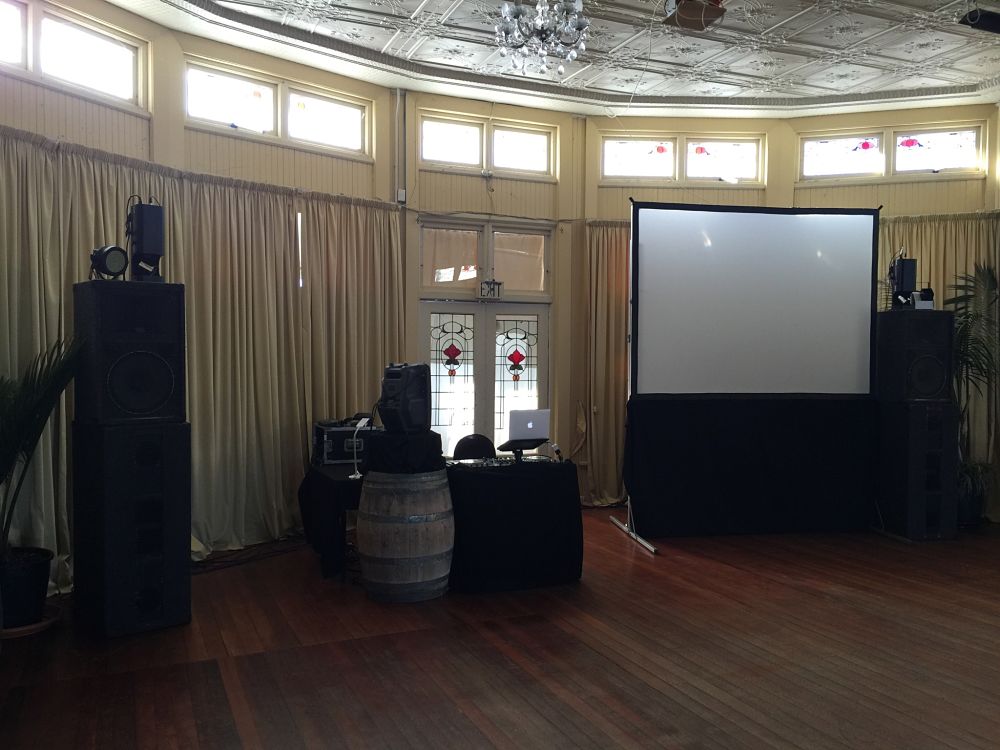 Hawkes Bay Racing Centre - Dj System, JBL Speakers, Video Screen, Lighting Effects
