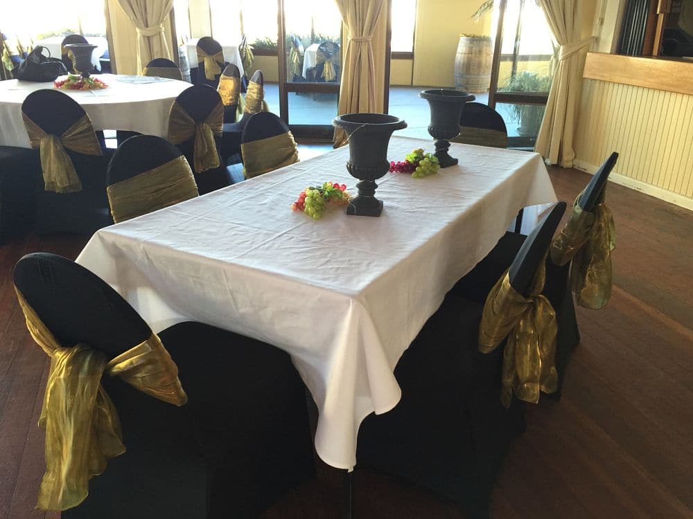 Hawkes Bay Racing Centre - Guests Table Setting in Theme - Chevel Room